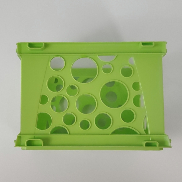 Storex Mini Crates Set of 3 Light Green Never Used - Picture 4 of 8